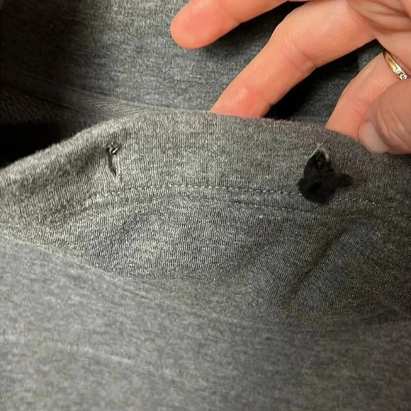 Ugg sweater women’s gray pichot poncho turtleneck gray XL/XXL front pocket warm - Picture 5 of 10